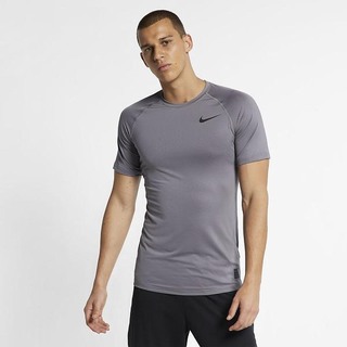 Top Nike Breathe Pro Maneca Scurta Barbati Gri Negrii | OSRE-92314